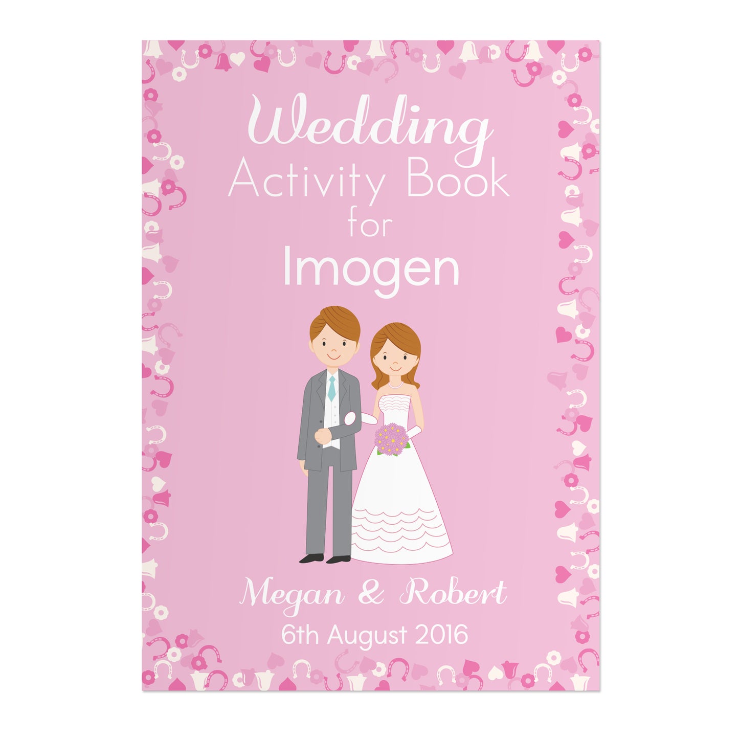 Personalised Wedding Activity Book for Girls - Personalise It!