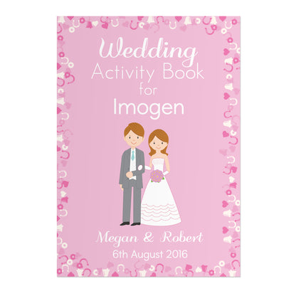 Personalised Wedding Activity Book for Girls - Personalise It!