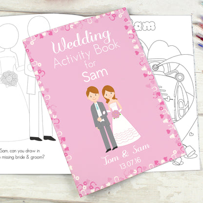 Personalised Wedding Activity Book for Girls - Personalise It!