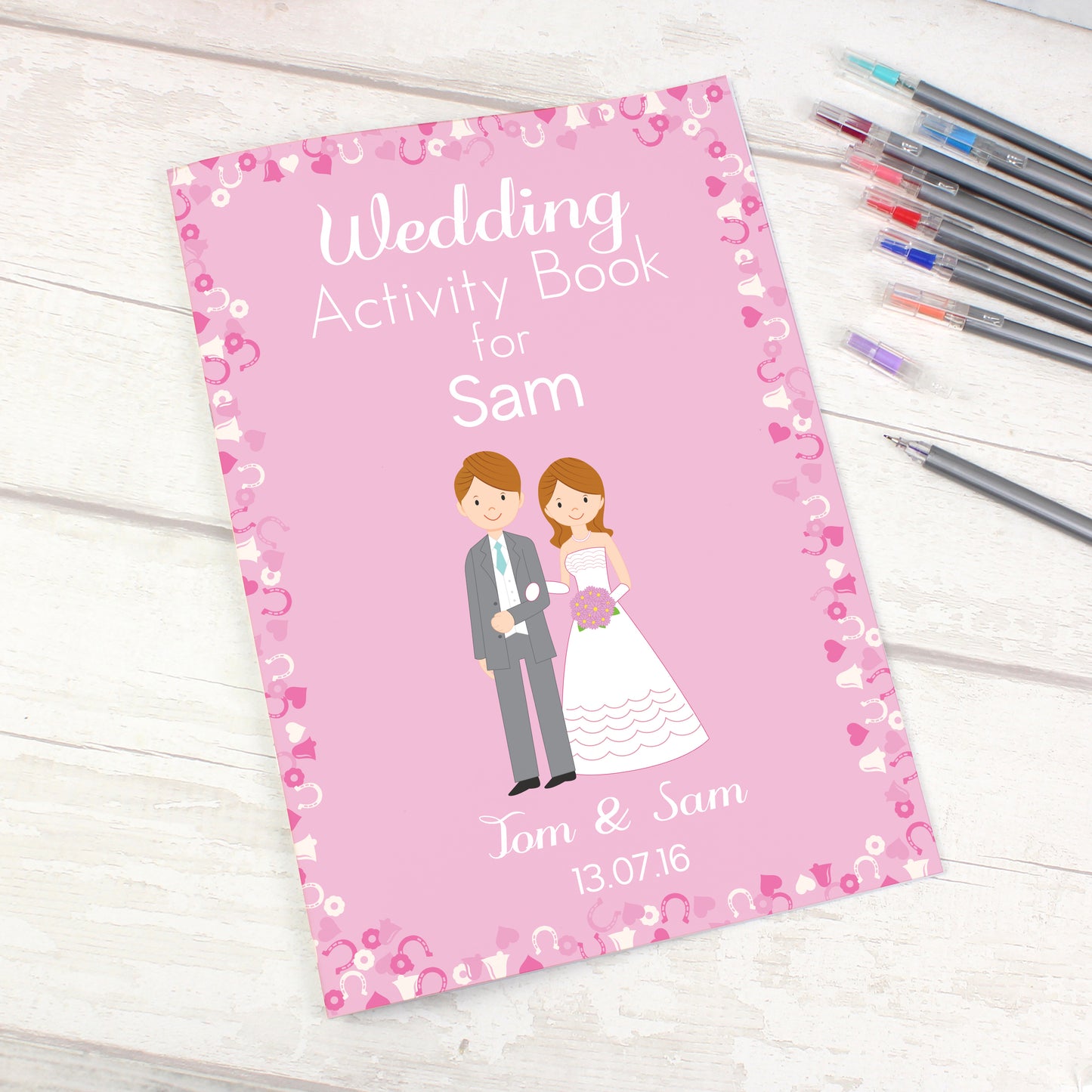 Personalised Wedding Activity Book for Girls - Personalise It!
