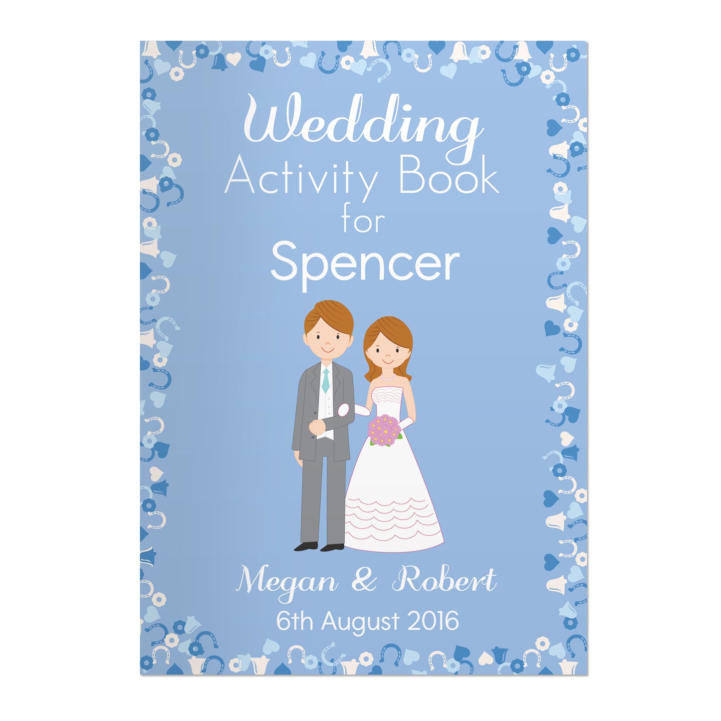 Personalised Wedding Activity Book for Boys - Personalise It!
