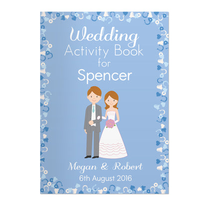 Personalised Wedding Activity Book for Boys - Personalise It!