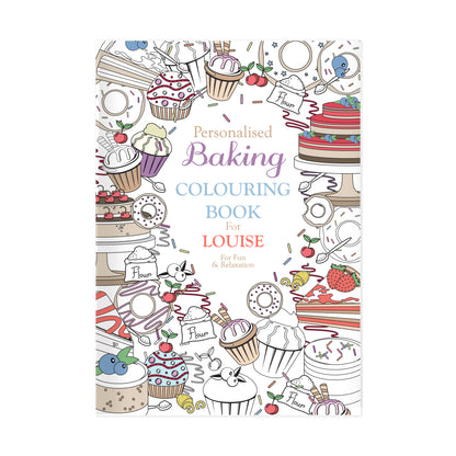 Personalised Baking Colouring Book - Personalise It!