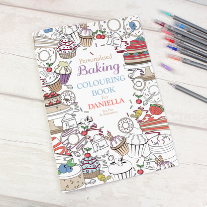 Personalised Baking Colouring Book - Personalise It!