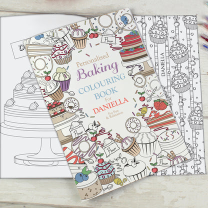 Personalised Baking Colouring Book - Personalise It!