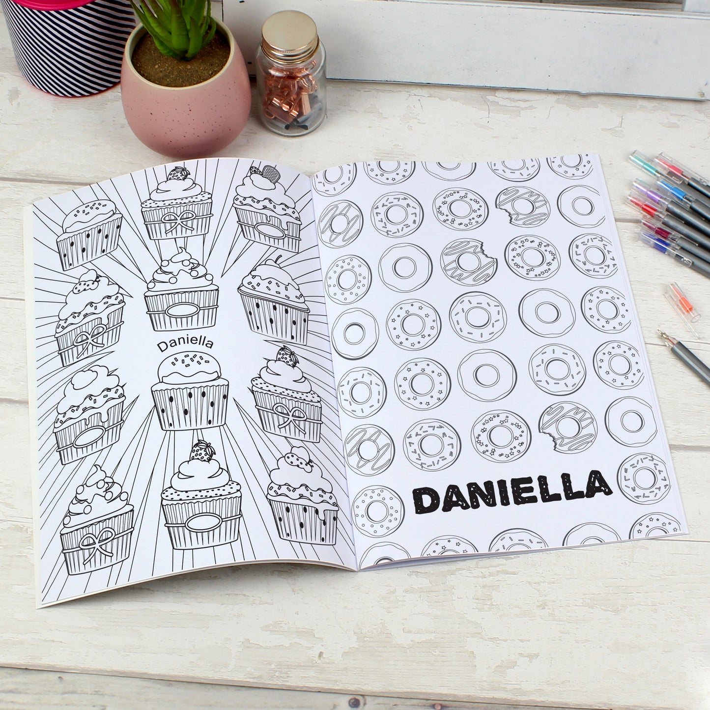 Personalised Baking Colouring Book - Personalise It!