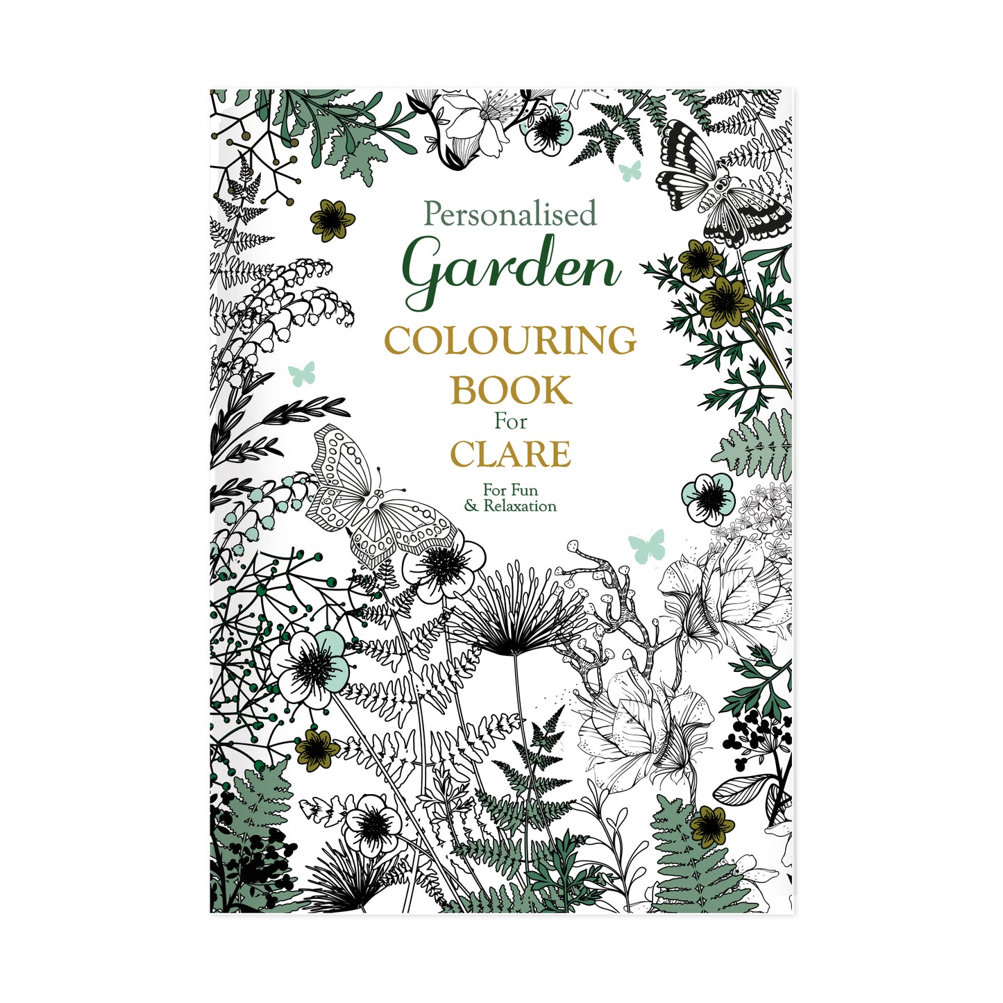 Personalised Gardening Colouring Book - Personalise It!