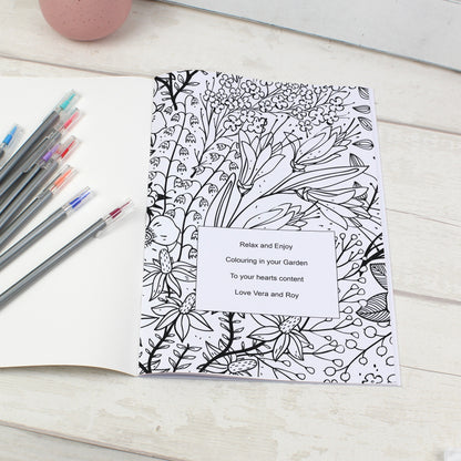 Personalised Gardening Colouring Book - Personalise It!