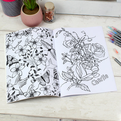 Personalised Gardening Colouring Book - Personalise It!