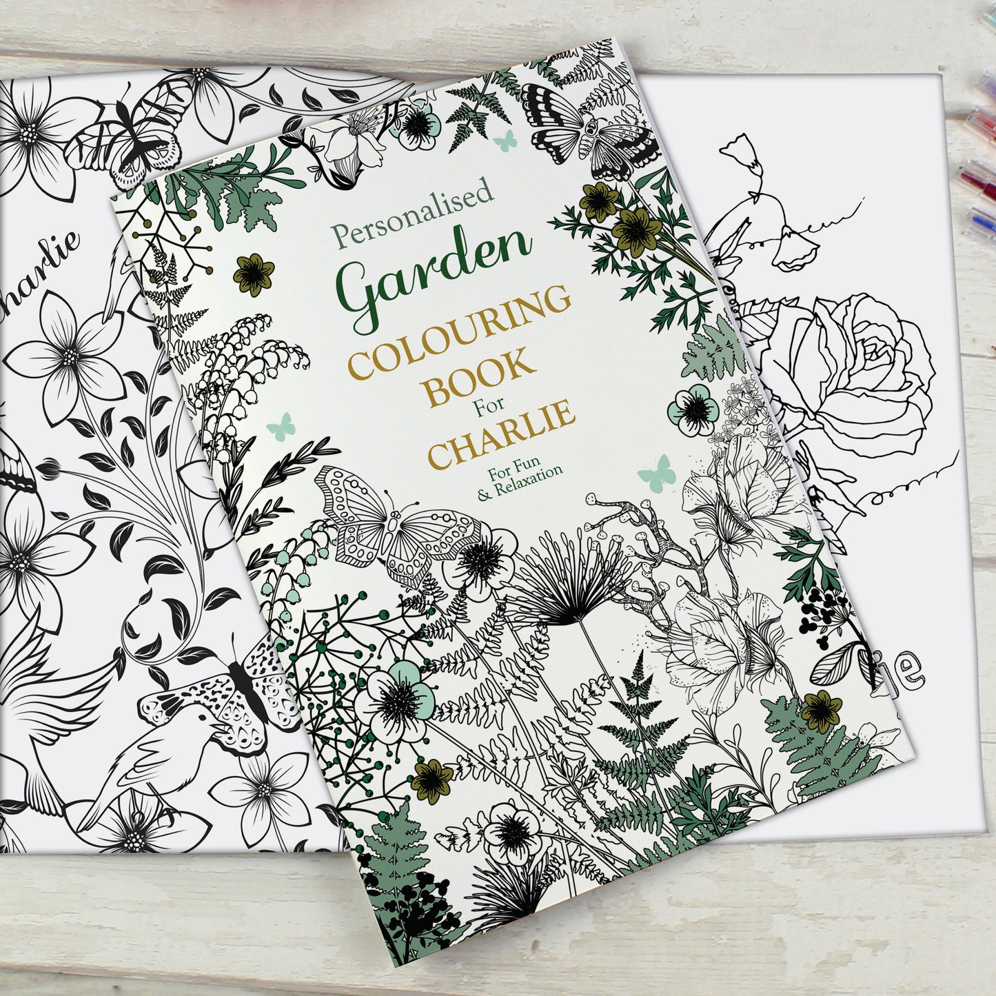 Personalised Gardening Colouring Book - Personalise It!