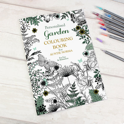 Personalised Gardening Colouring Book - Personalise It!