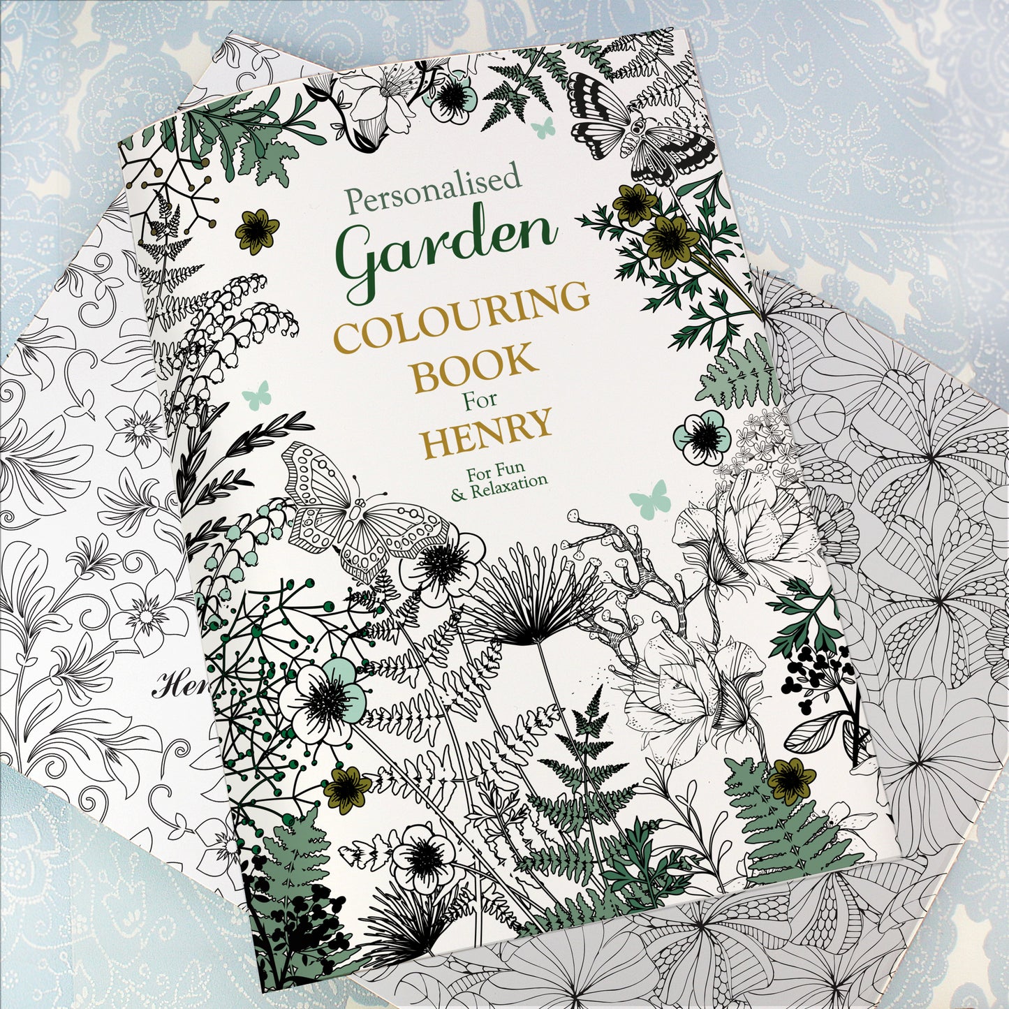 Personalised Gardening Colouring Book - Personalise It!
