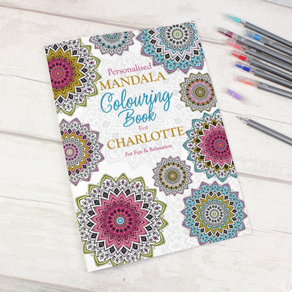 Personalised Mandala Colouring Book - Personalise It!