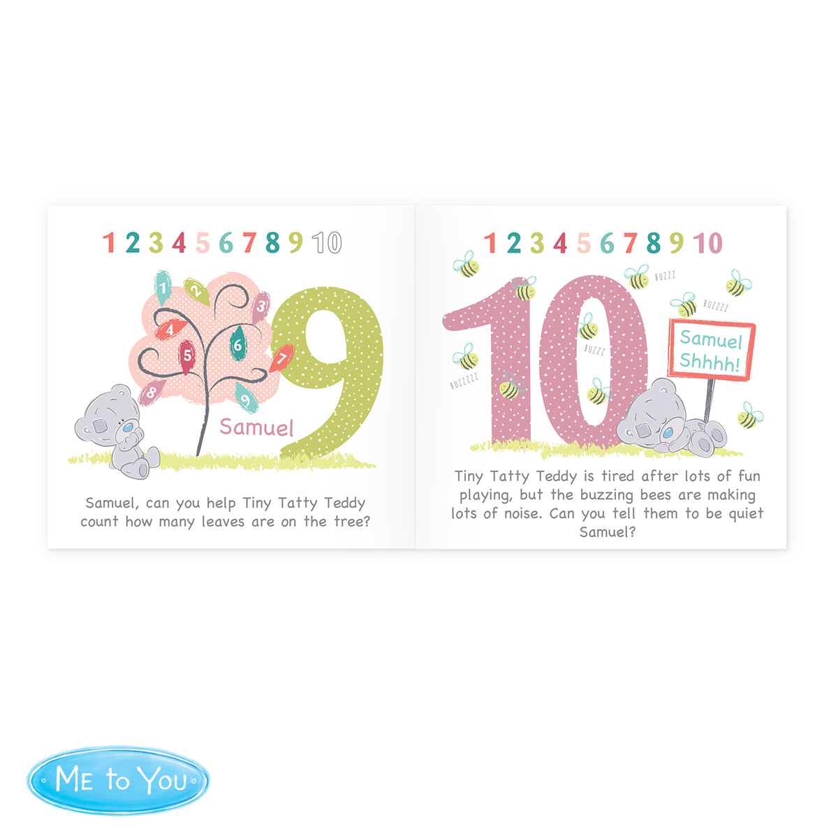 Personalised Tiny Tatty Teddy Learning Adventure Book - Personalise It!