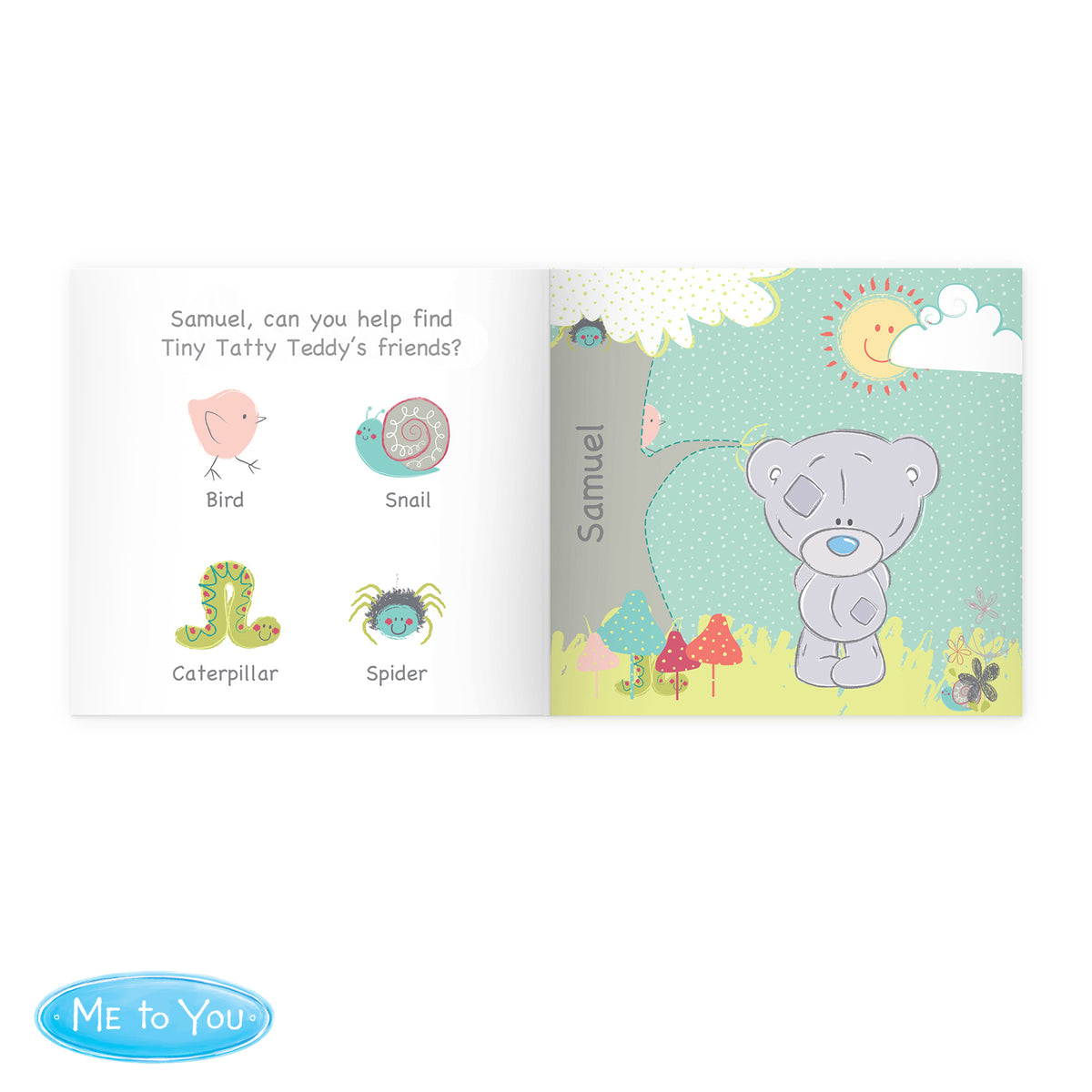 Personalised Tiny Tatty Teddy Learning Adventure Book - Personalise It!