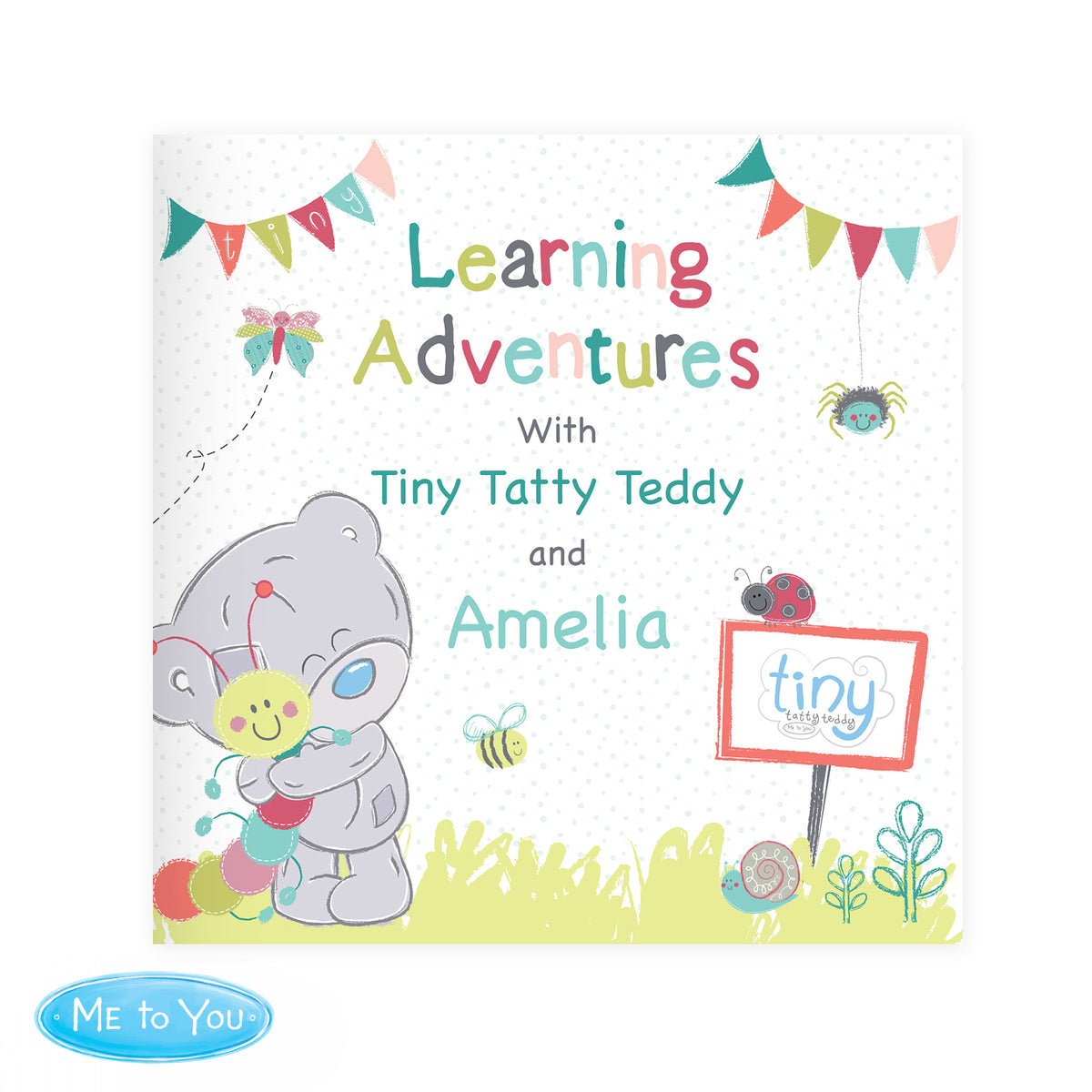 Personalised Tiny Tatty Teddy Learning Adventure Book - Personalise It!