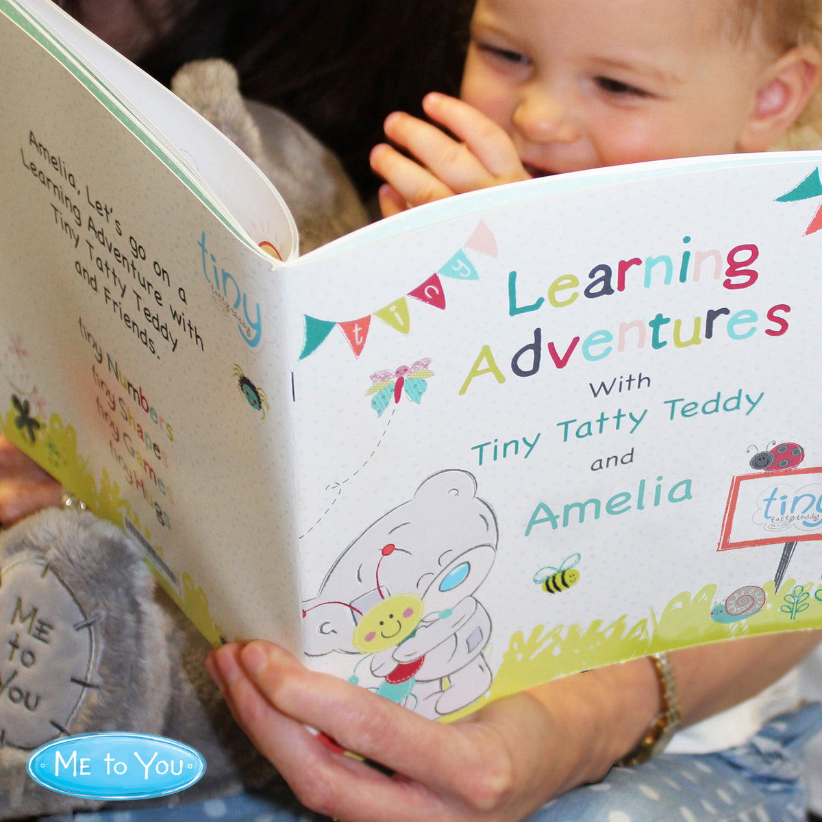 Personalised Tiny Tatty Teddy Learning Adventure Book - Personalise It!