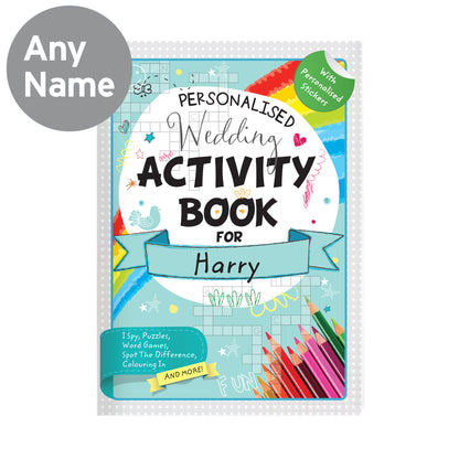 Personalised Wedding Activity Book with Stickers - Personalise It!