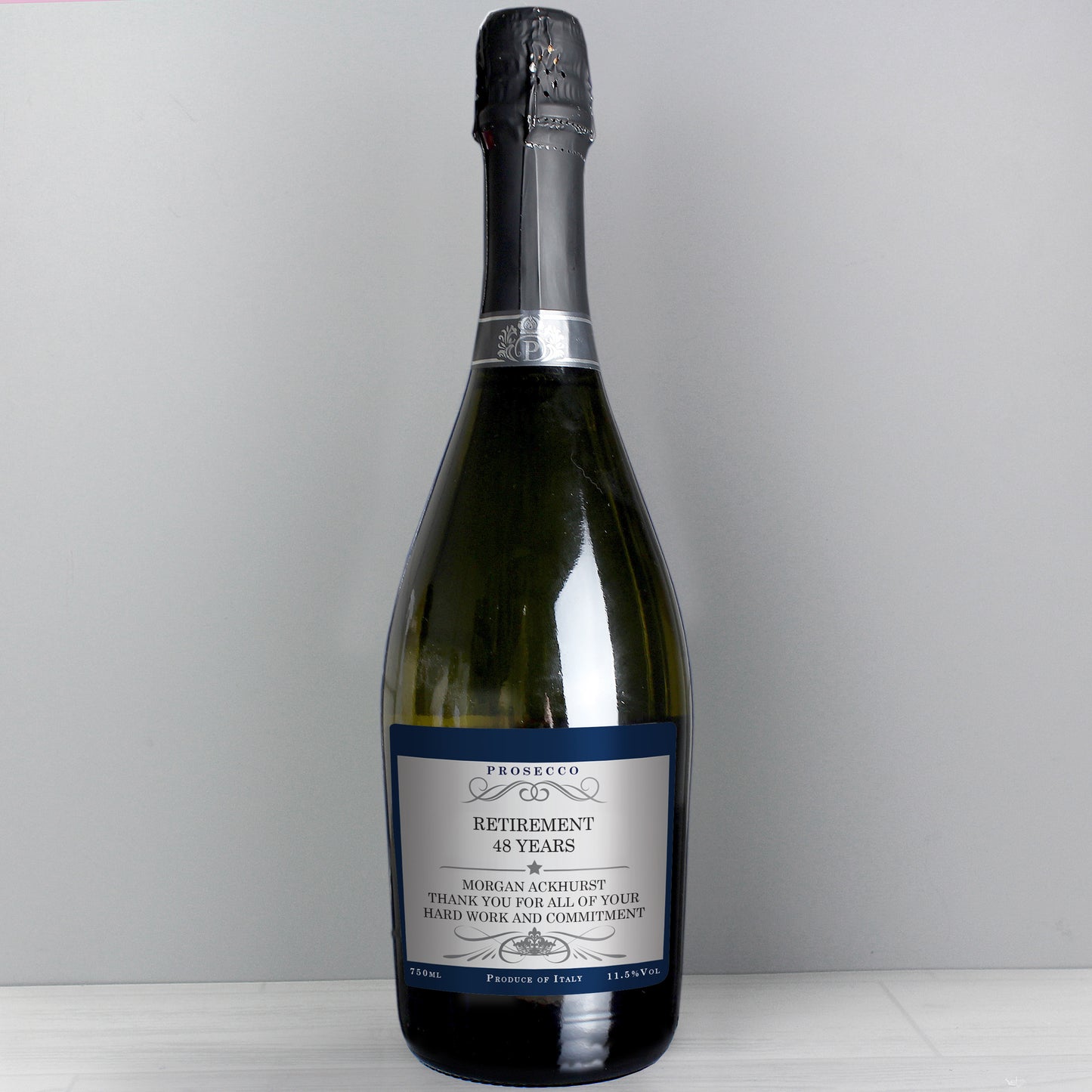Personalised Any Message Bottle of Prosecco - Personalise It!