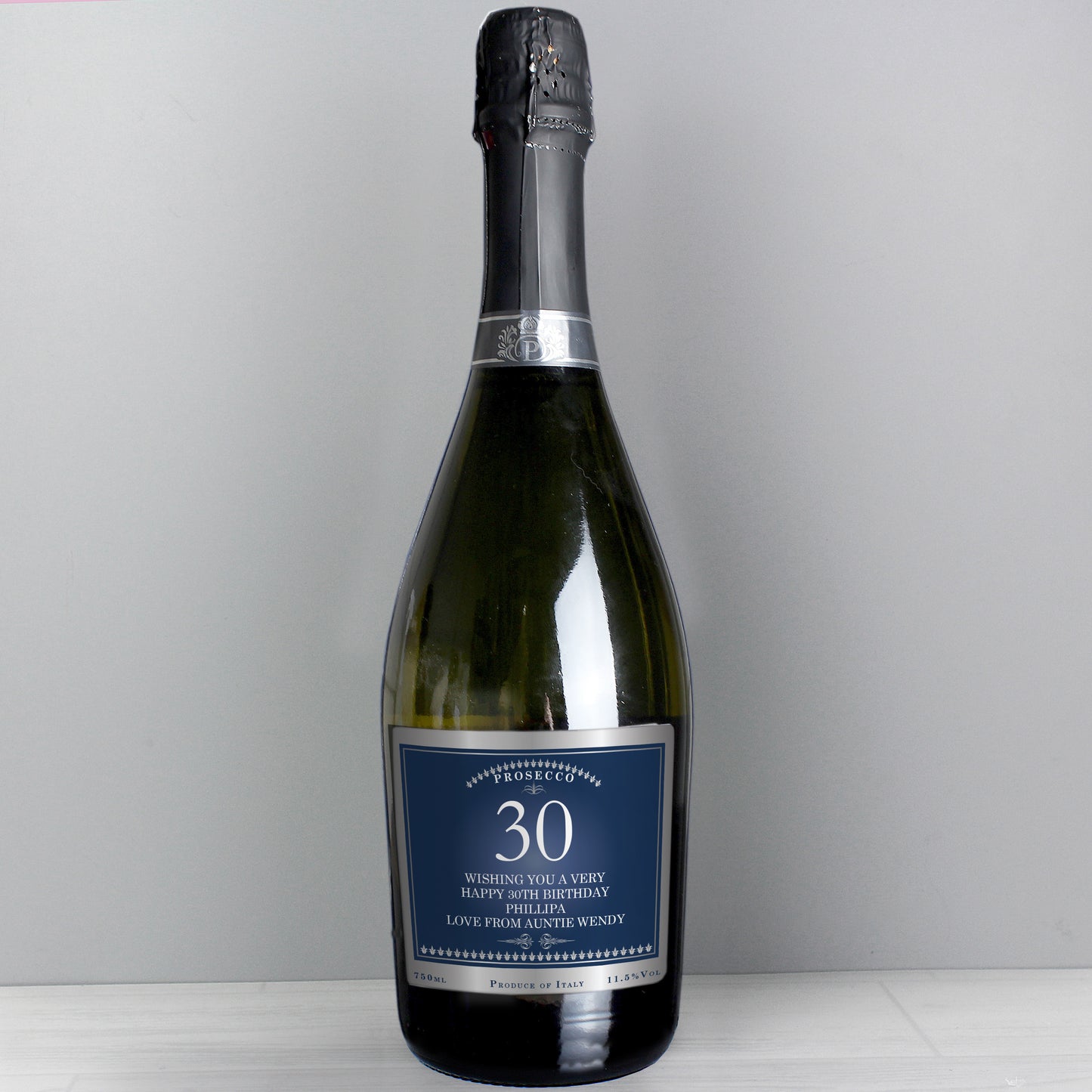 Personalised Birthday And Anniversary Bottle of Prosecco - Personalise It!