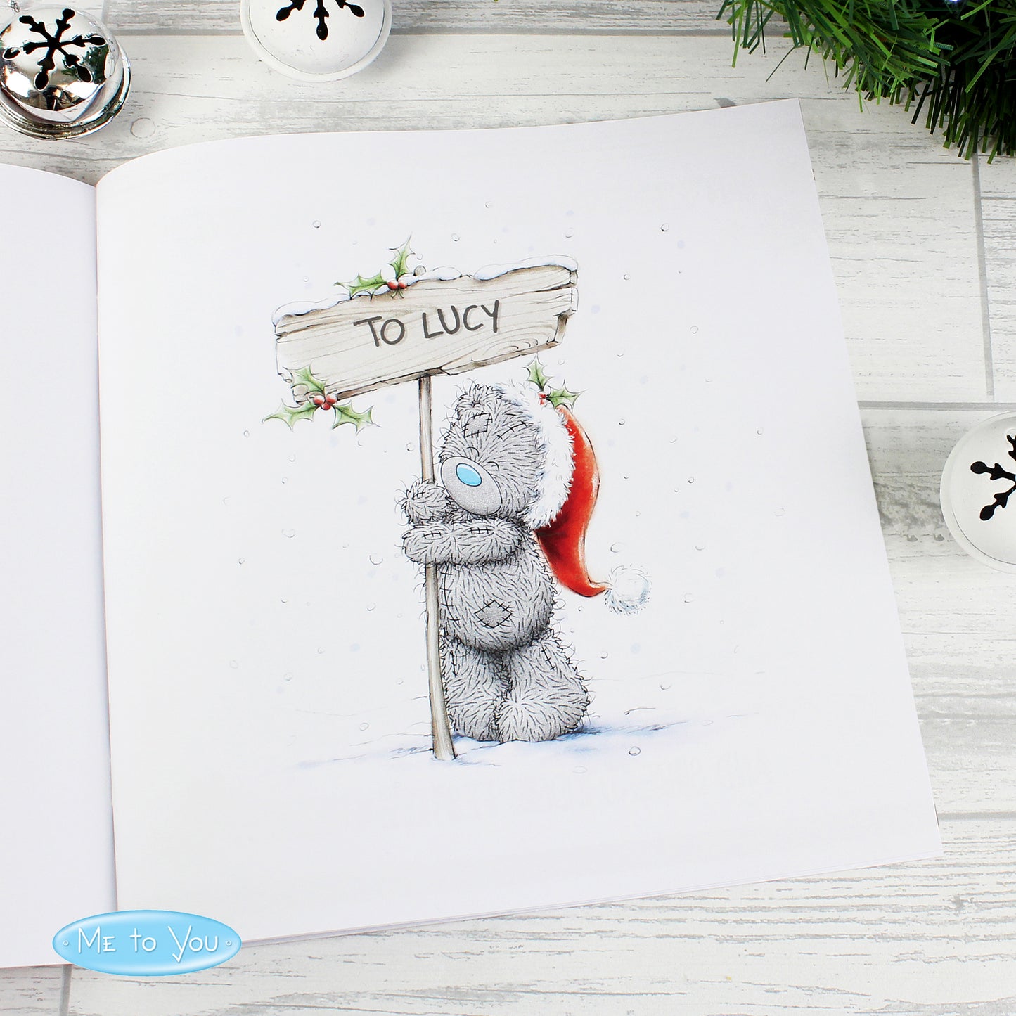 Personalised Me to You The One I Love at Christmas Poem Book - Personalise It!