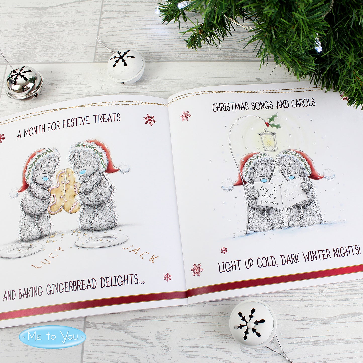 Personalised Me to You The One I Love at Christmas Poem Book - Personalise It!