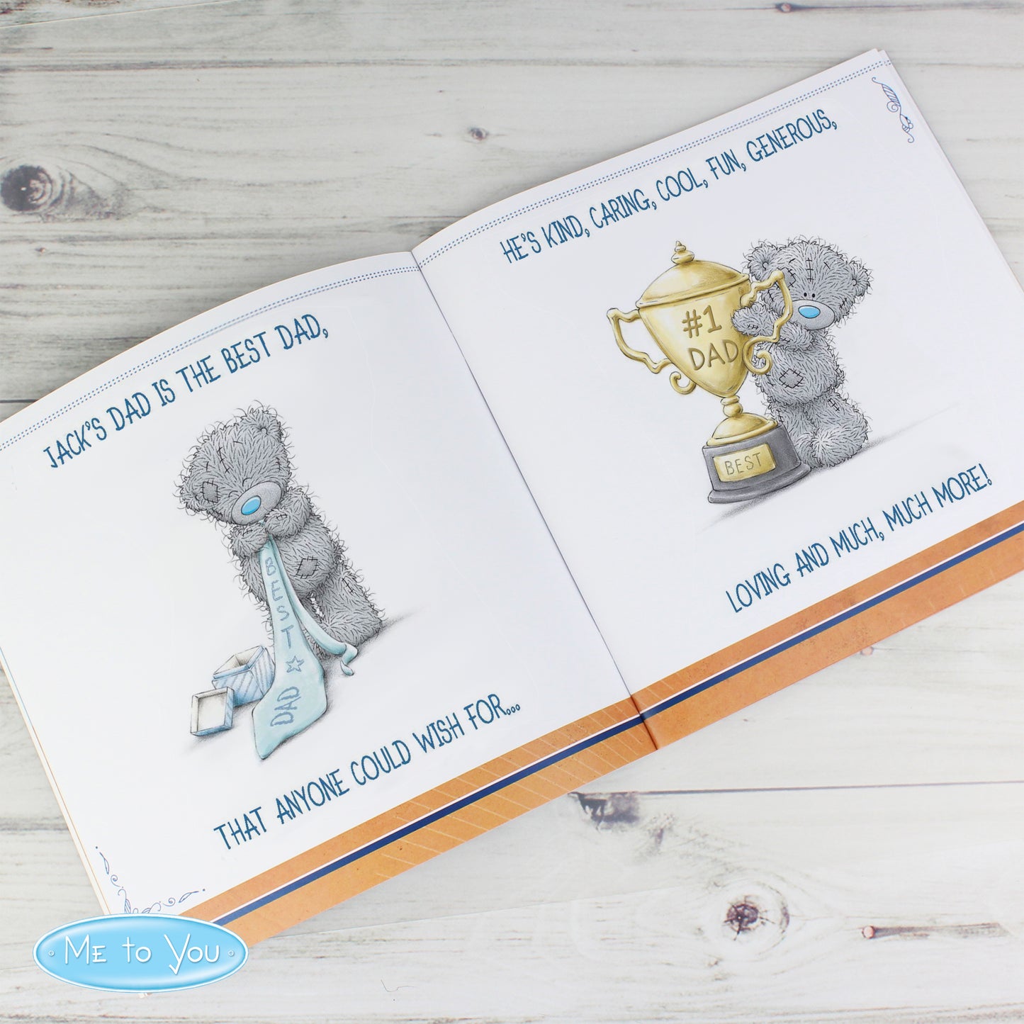 Personalised Me to You For Him Super Hero Poem Book - Personalise It!