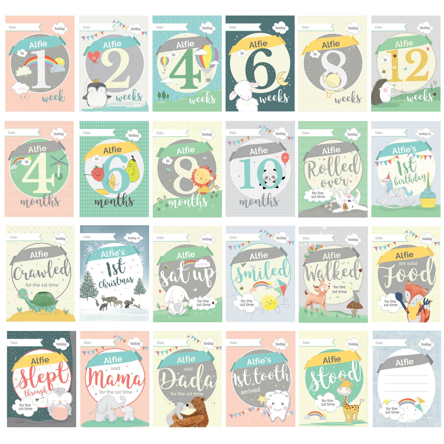 Personalised Baby Cards: For Milestone Moments - Personalise It!