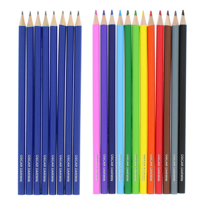 Personalised Pack of 20 HB Pencils & Colouring Pencils - Personalise It!