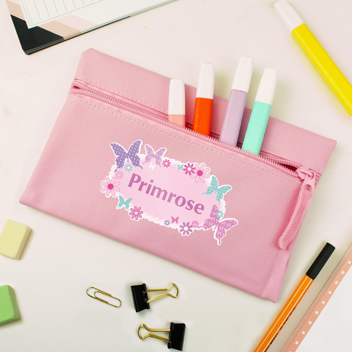 Personalised Butterfly Pencil Case - Personalise It!