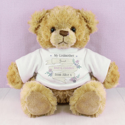 Personalised Garden Bloom Message Teddy Bear - Personalise It!