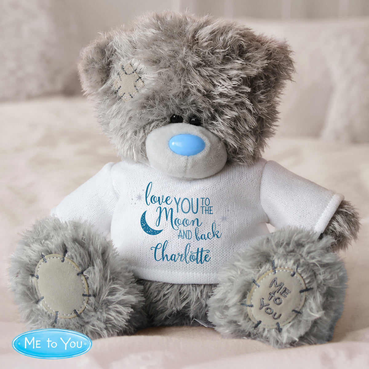 Personalised Me to You Bear 'To the Moon and Back' - Personalise It!