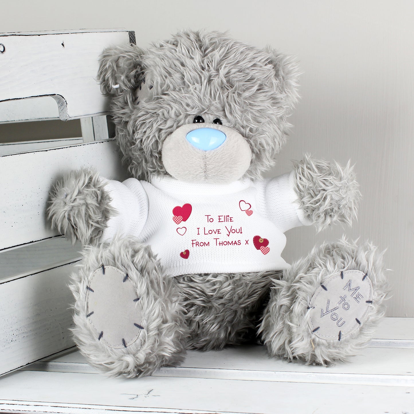 Personalised Me to You Bear Hearts - Personalise It!