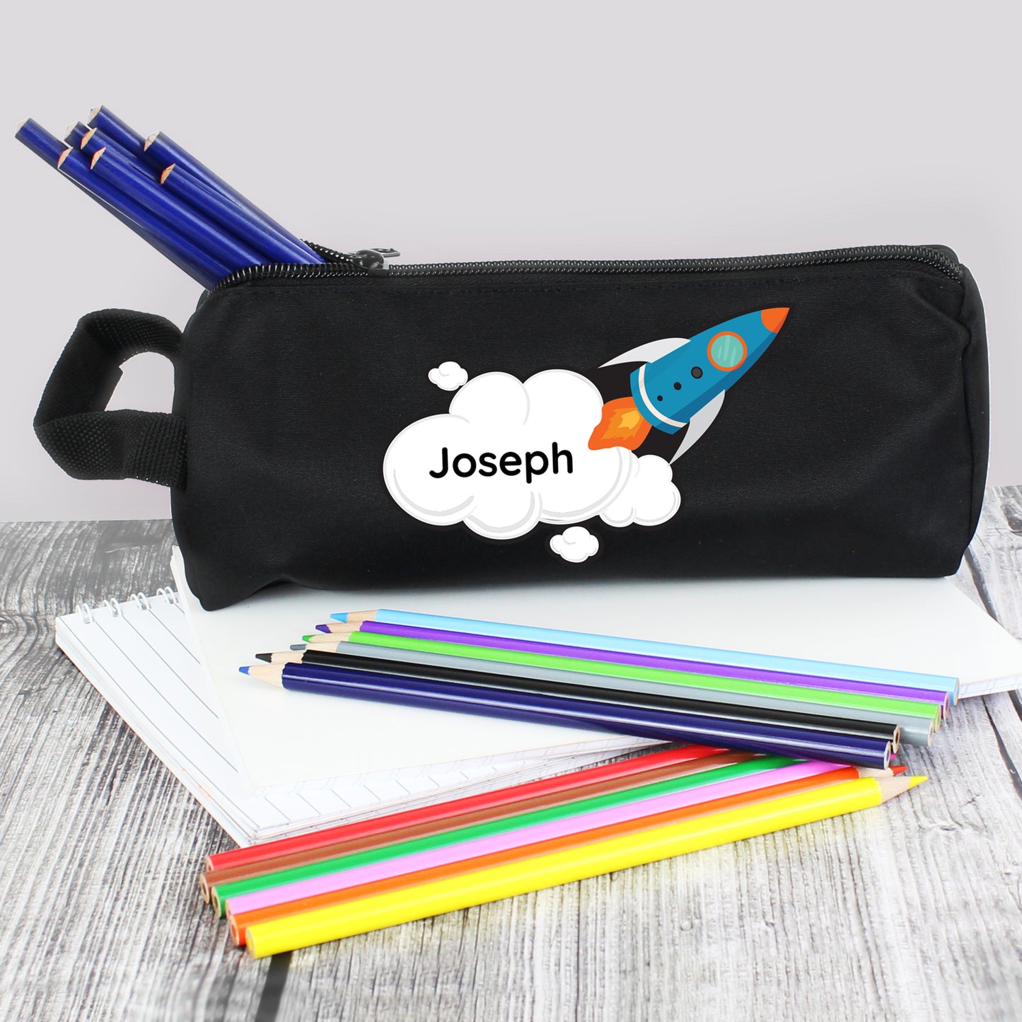 Personalised Rocket Pencil Case - Personalise It!