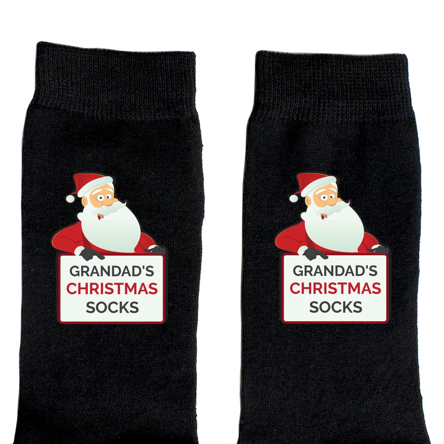 Personalised Santa Claus Christmas Socks - Personalise It!