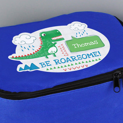 Personalised 'Be Roarsome' Dinosaur Lunch Bag - Personalise It!