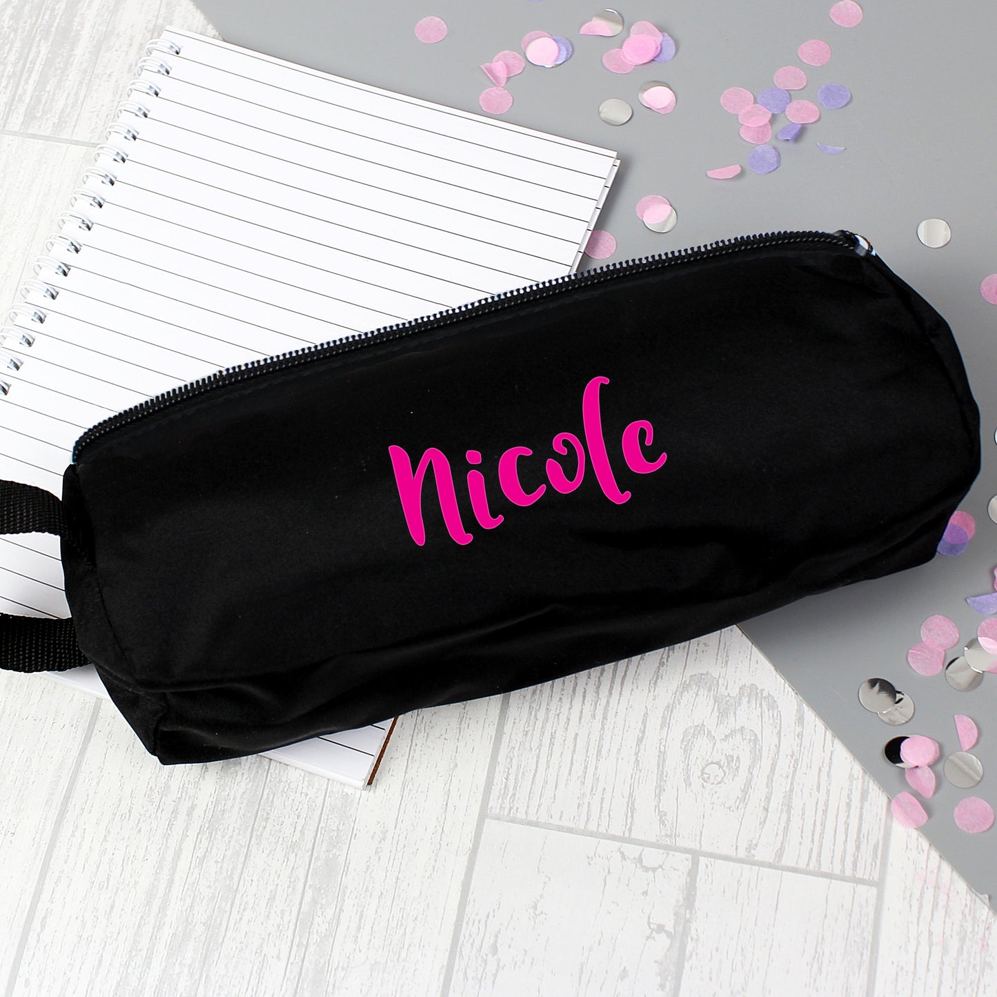 Personalised Pink Name Pencil Case - Personalise It!