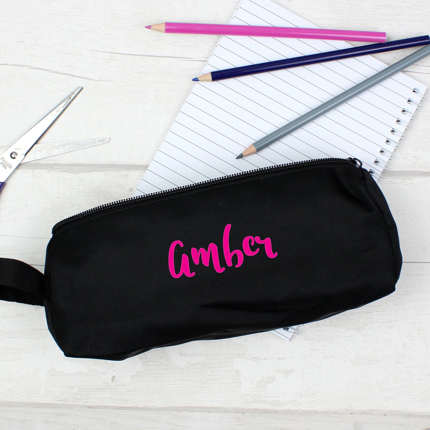 Personalised Pink Name Pencil Case - Personalise It!