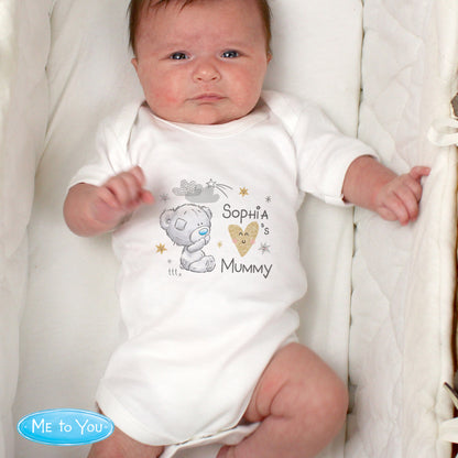 Personalised Tiny Tatty Teddy I Heart 0-3 Months Baby Vest - Personalise It!