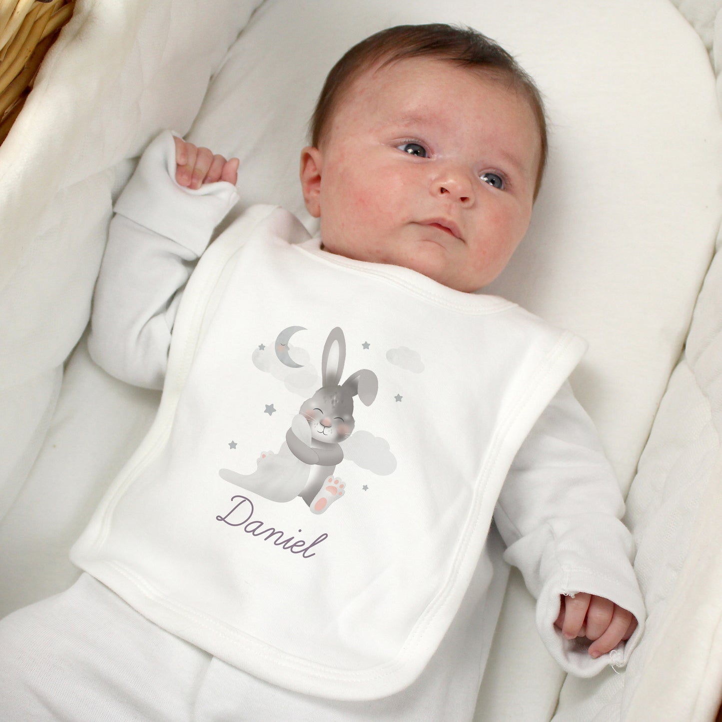 Personalised Baby Bunny Bib - Personalise It!