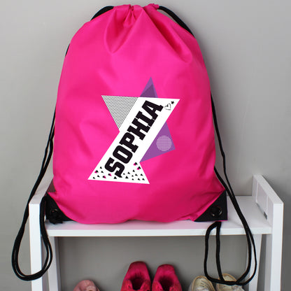 Personalised Dance Pink Kit Bag - Personalise It!