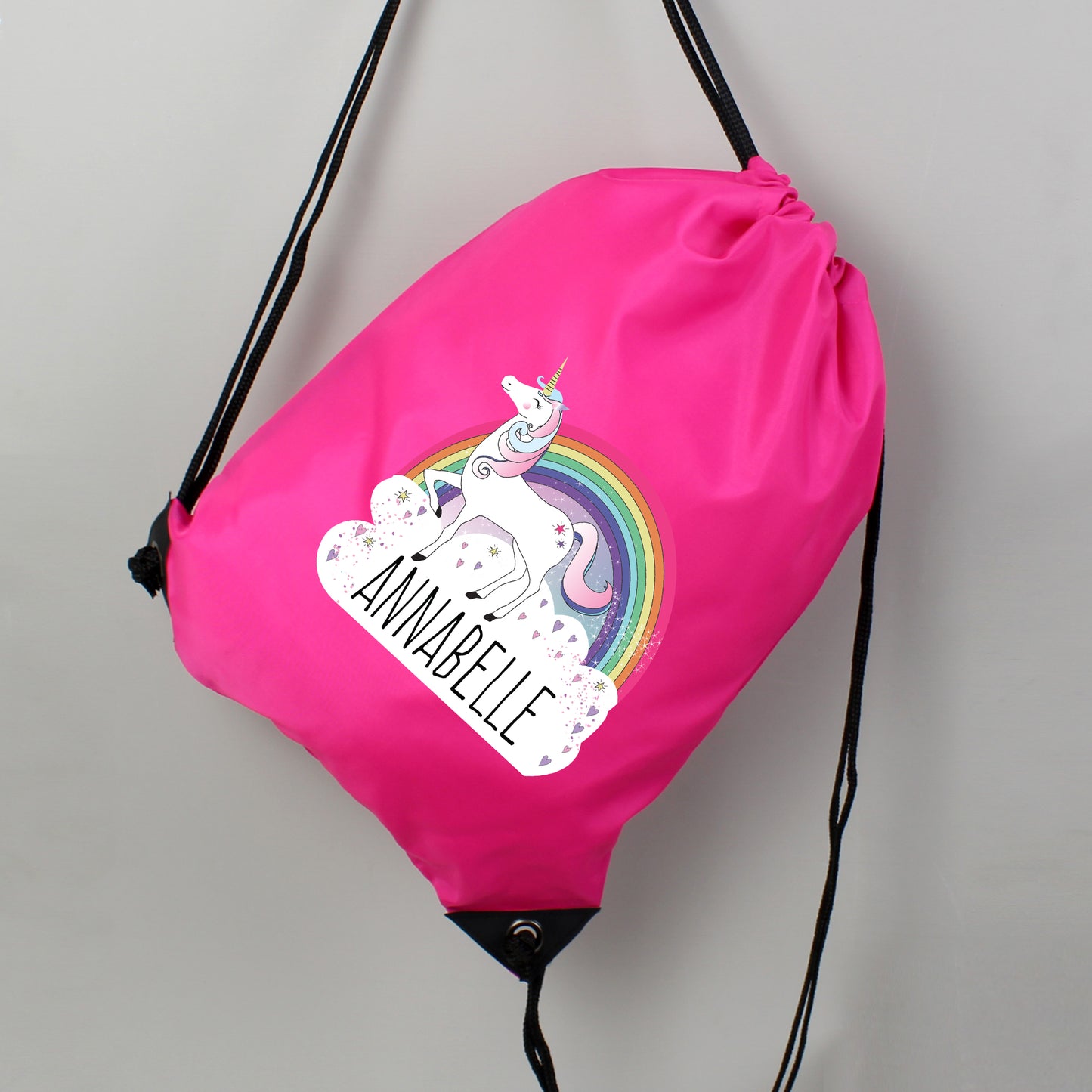 Personalised Unicorn Pink Kit Bag - Personalise It!