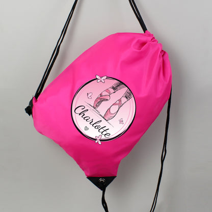 Personalised Ballet Pink Kit Bag - Personalise It!