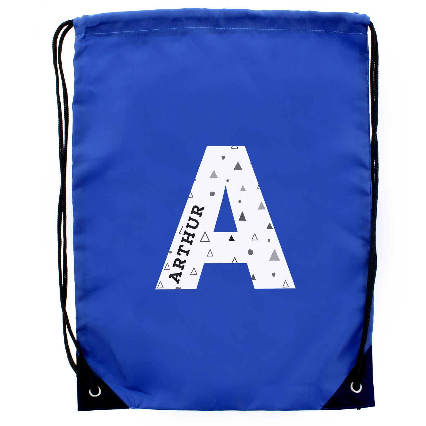 Personalised Initial Blue Kit Bag - Personalise It!