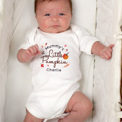 Personalised Little Pumpkin Baby Vest - Personalise It!