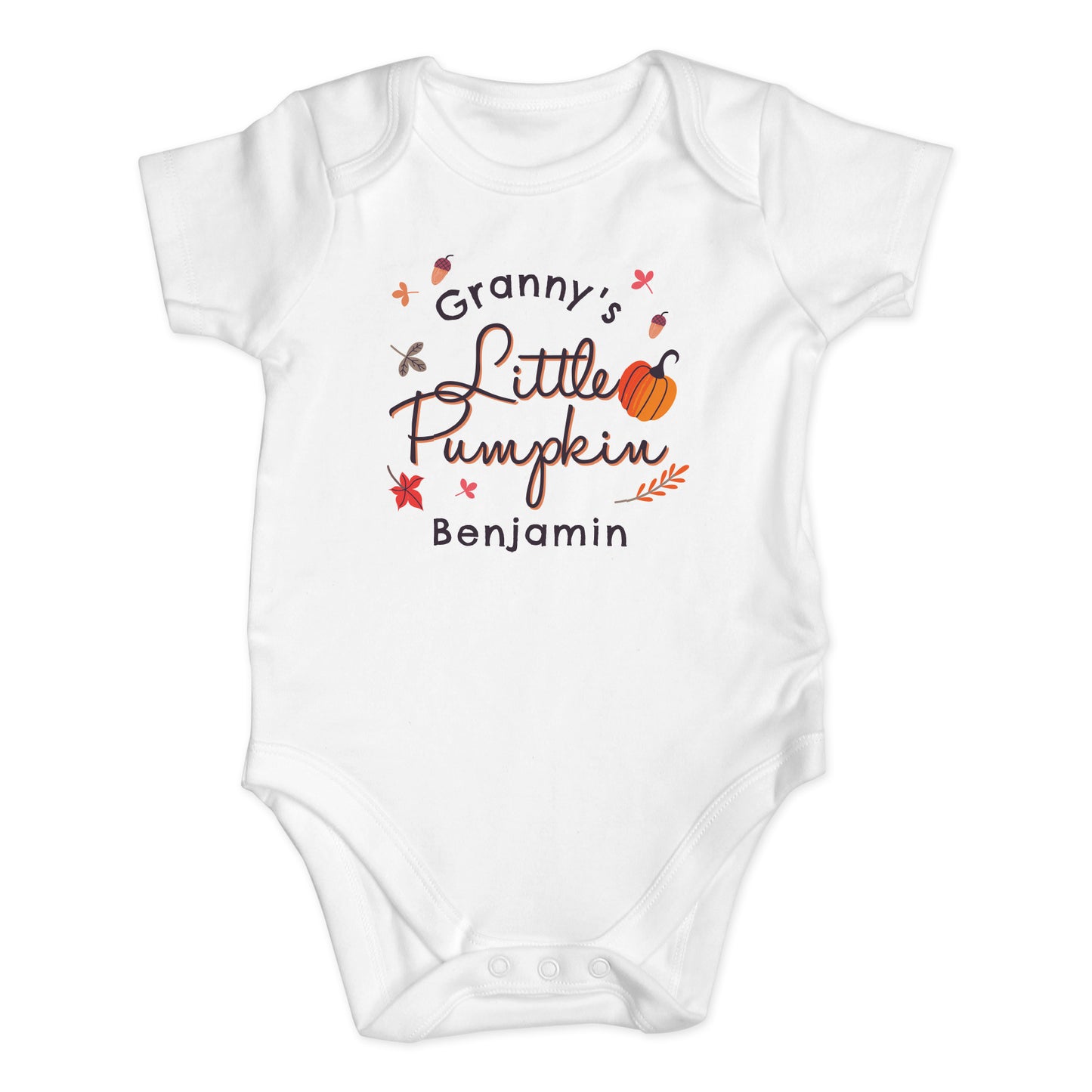 Personalised Little Pumpkin Baby Vest - Personalise It!