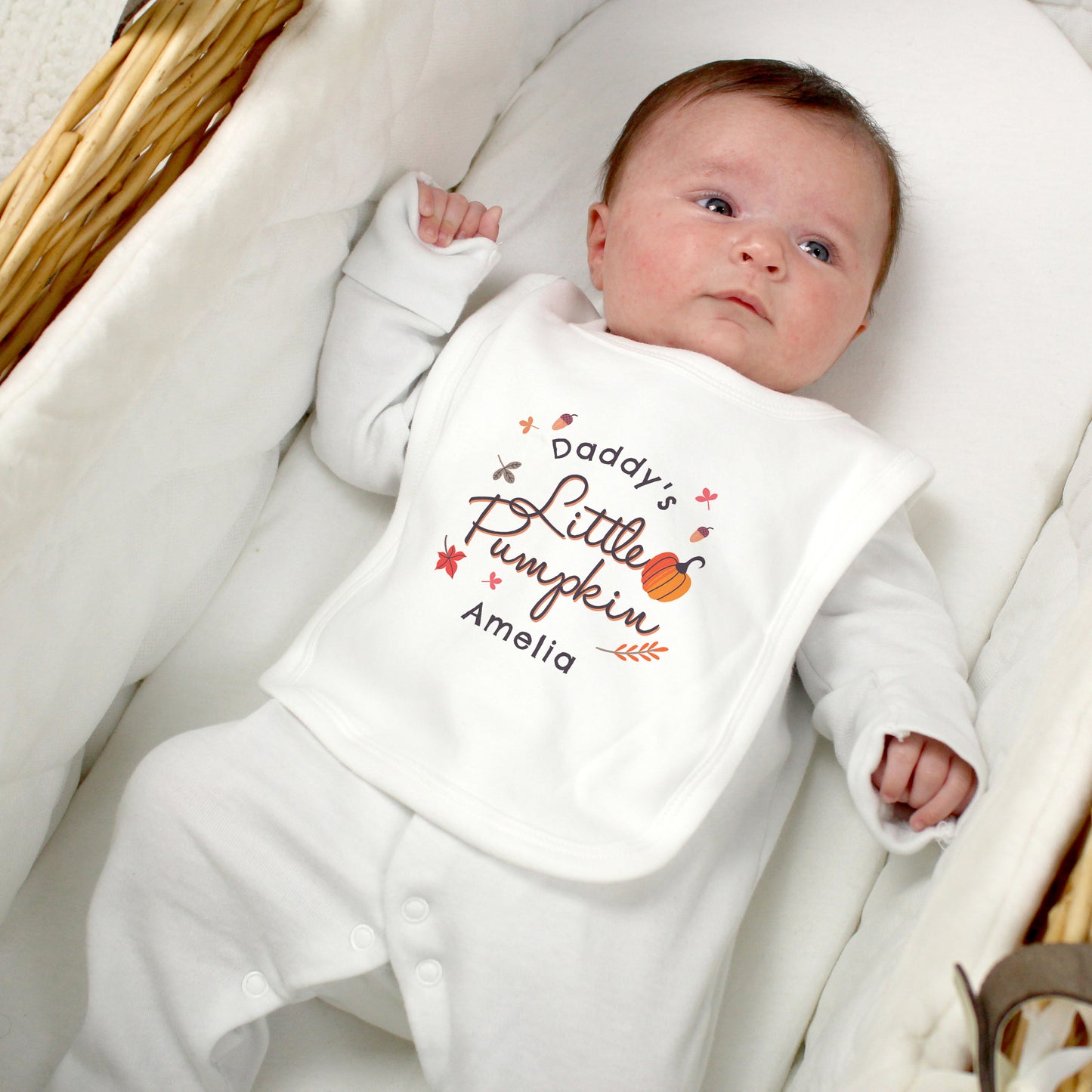 Personalised Little Pumpkin Bib - Personalise It!