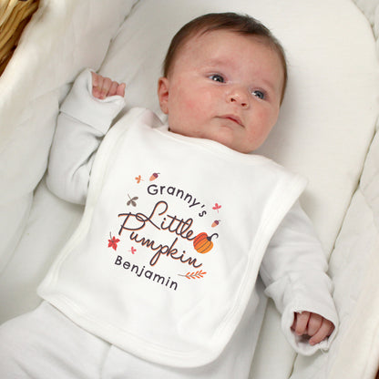 Personalised Little Pumpkin Bib - Personalise It!