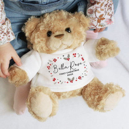 Personalised Christmas Teddy Bear - Personalise It!