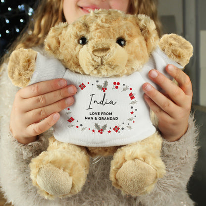 Personalised Christmas Teddy Bear - Personalise It!